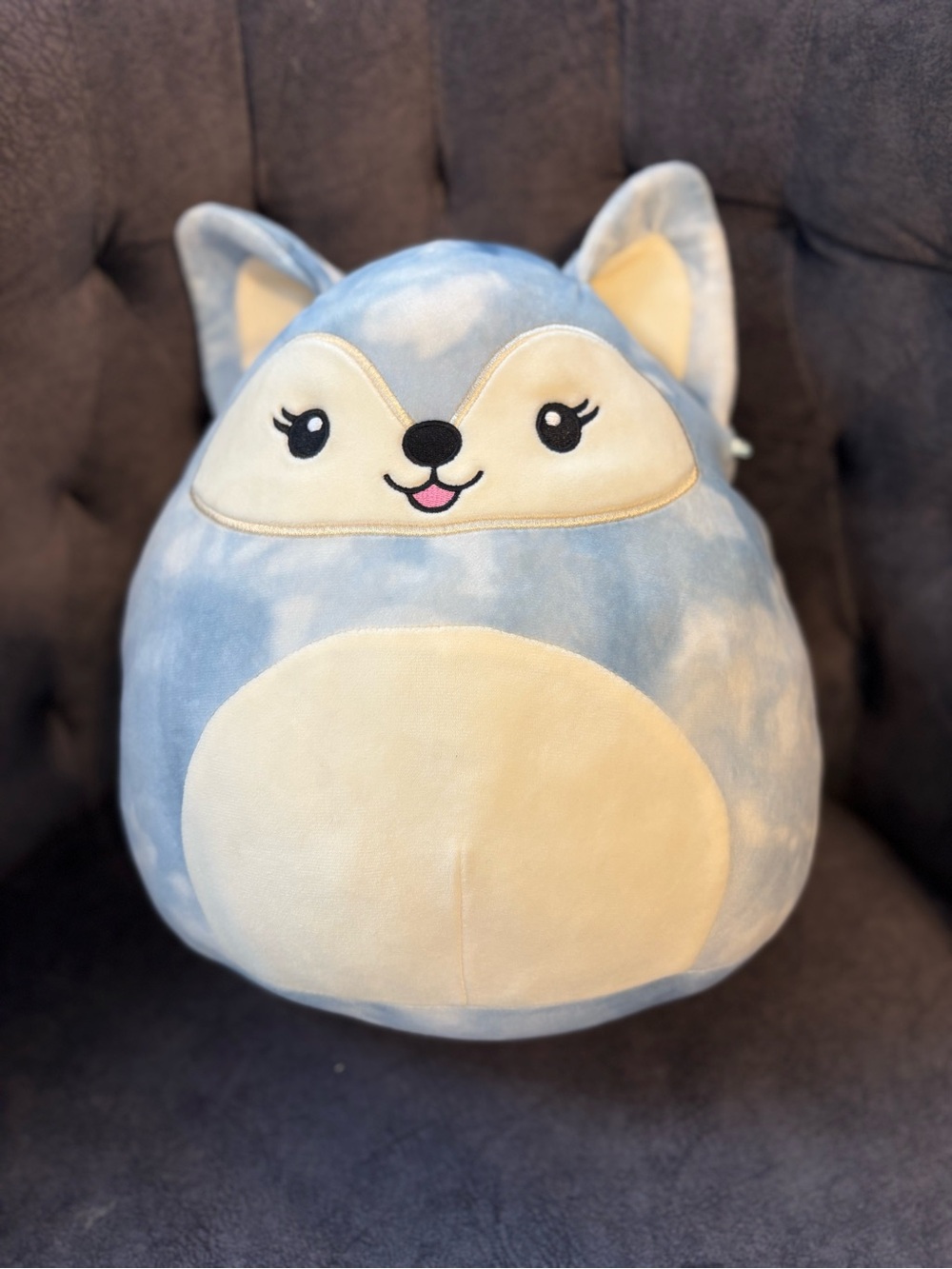 Faldette the Tie-dye blue fox Squishmallow “12